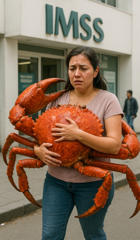 …y la vida sigue — el cangrejo aparece